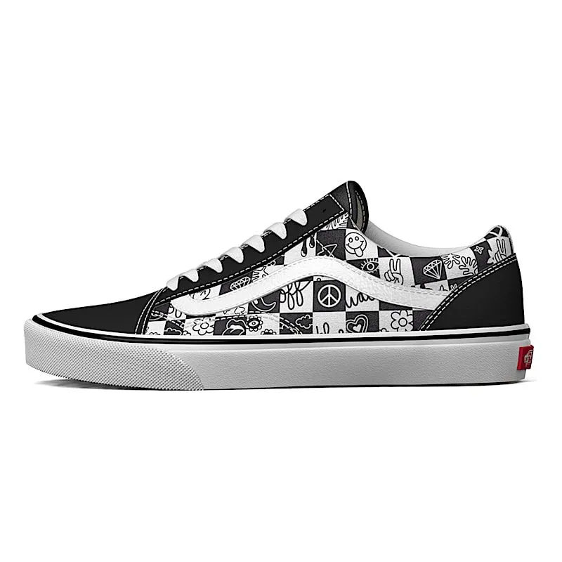 Vans Old Skool Doodle Checkerboard (VN0A7Q2J6U6)