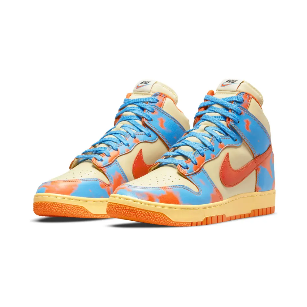Nike Dunk High 1985 Orange Acid Wash – “Orange / Blue” (DD9404-800)