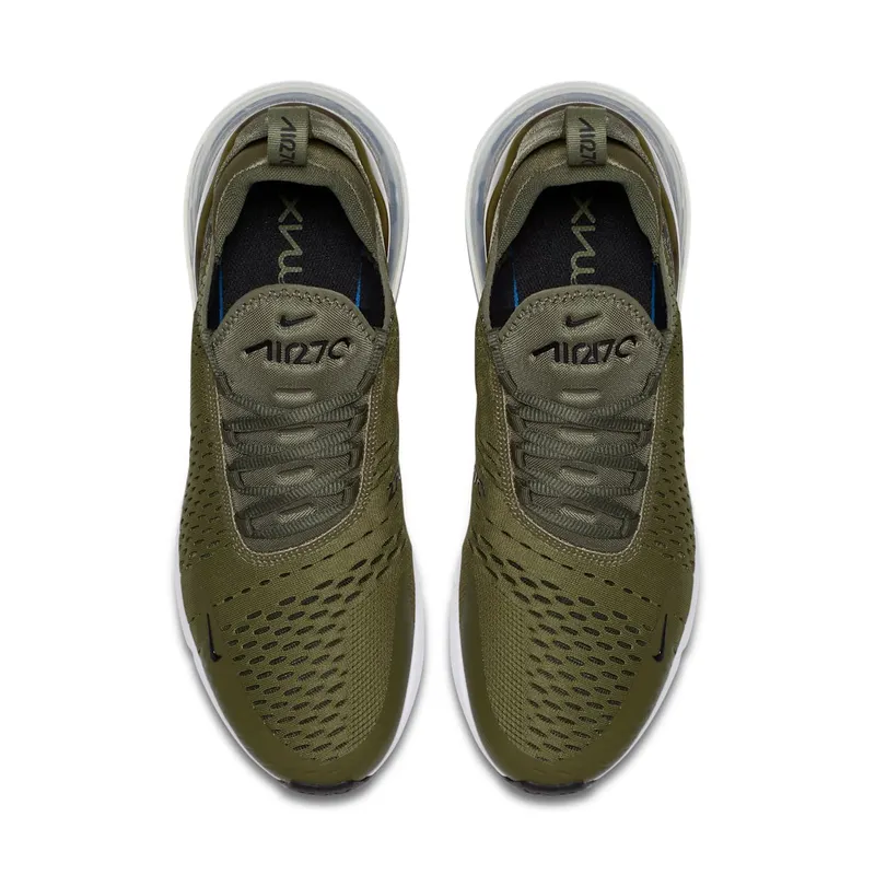 Nike Air Max 270 Medium Olive Medium Olive/Black-Total Orange-White (AH8050-201)