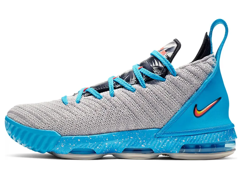 Nike LeBron 16 GS ‘South Beach’ Light Bone/Tour Yellow-Bright Crimson (AQ2465-076)