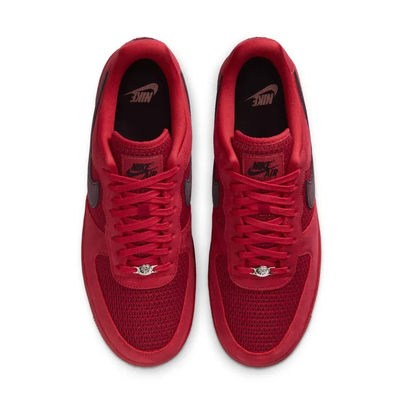 Nike Air Force 1 ’07 LV8 “Tough Red Metallic Silver” (II9807-600)