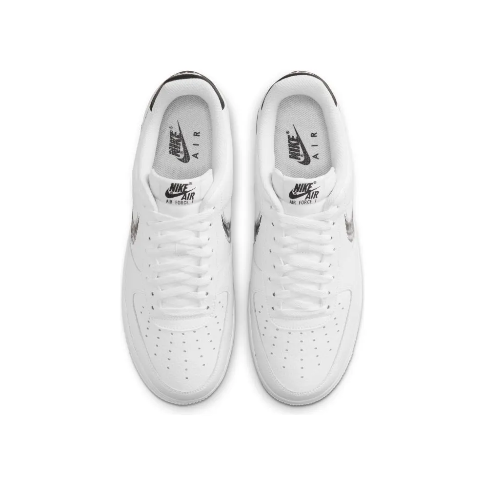 Nike Air Force 1 Low Zig Zag White (2021) “White / Light Smoke Grey / Black” (DN4928-100)