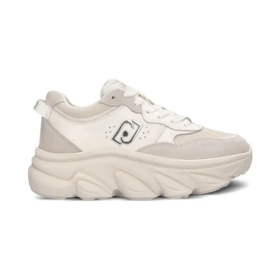 LIU JO 60 mm Steffy 01 sneakers met logo – Beige (BF5061P0304)