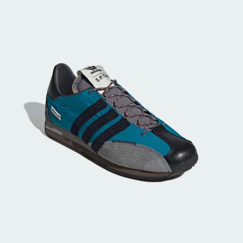adidas Country OG Low Trainers Active Teal / Core Black / Ash (ID3545)
