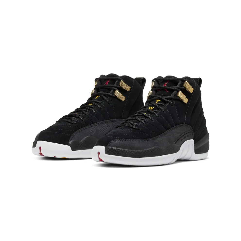 Jordan 12 Retro Reverse Taxi (GS) Black/White-Taxi-Black (153265-017)