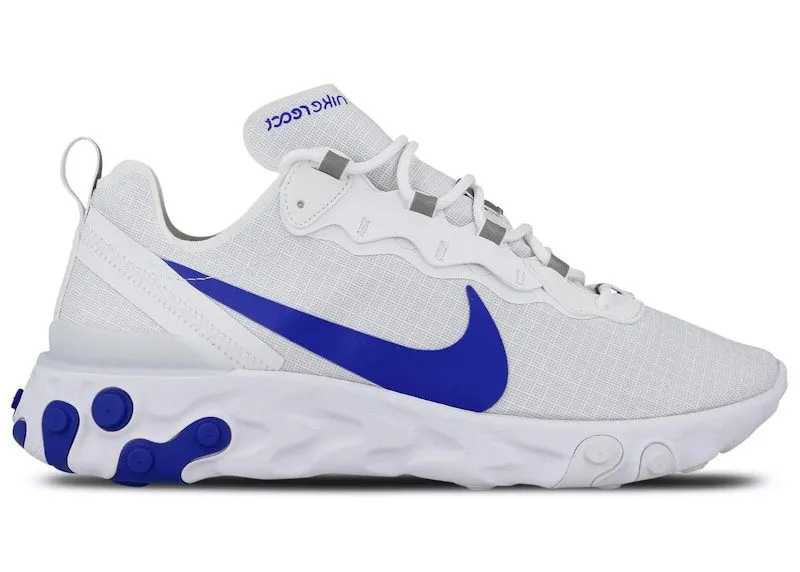 Nike React Element 55 White Game Royal (BQ6167-100)