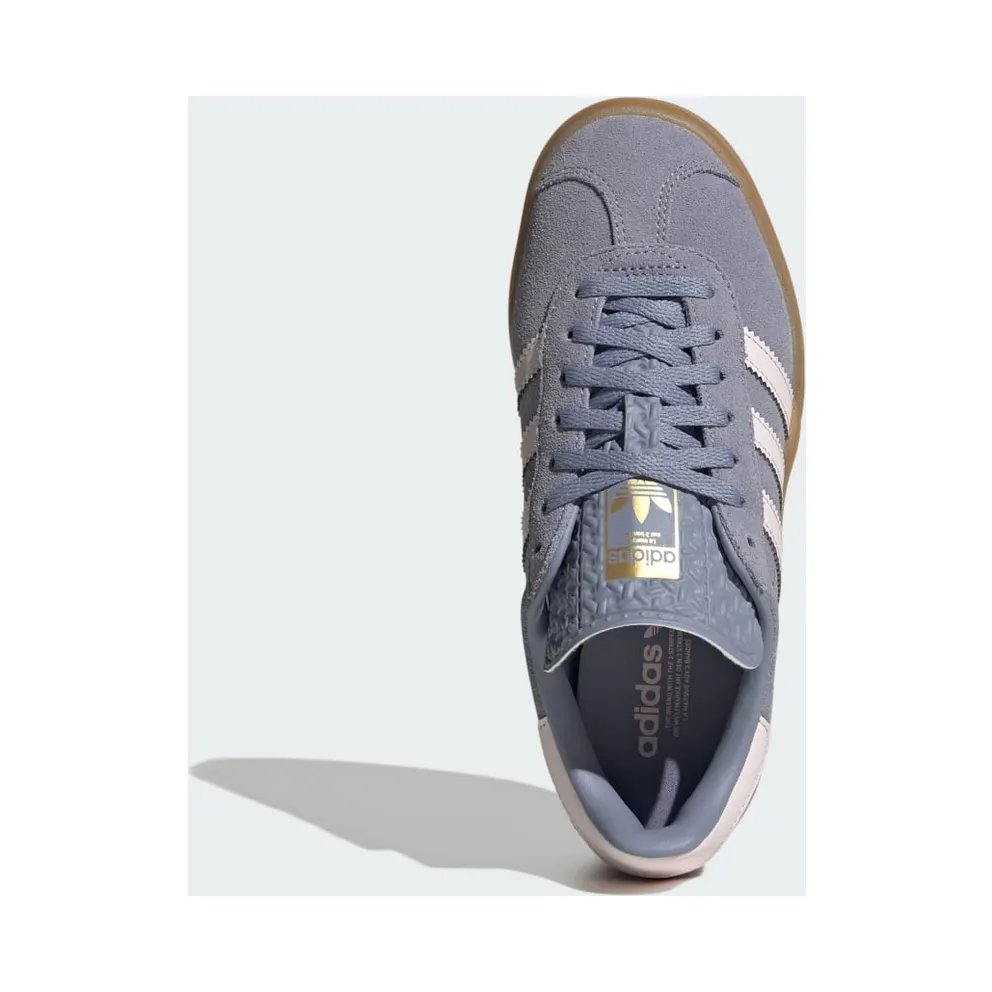 Adidas Gazelle Bold Kids Silver Violet / Almost Pink / Gum (JQ1297)