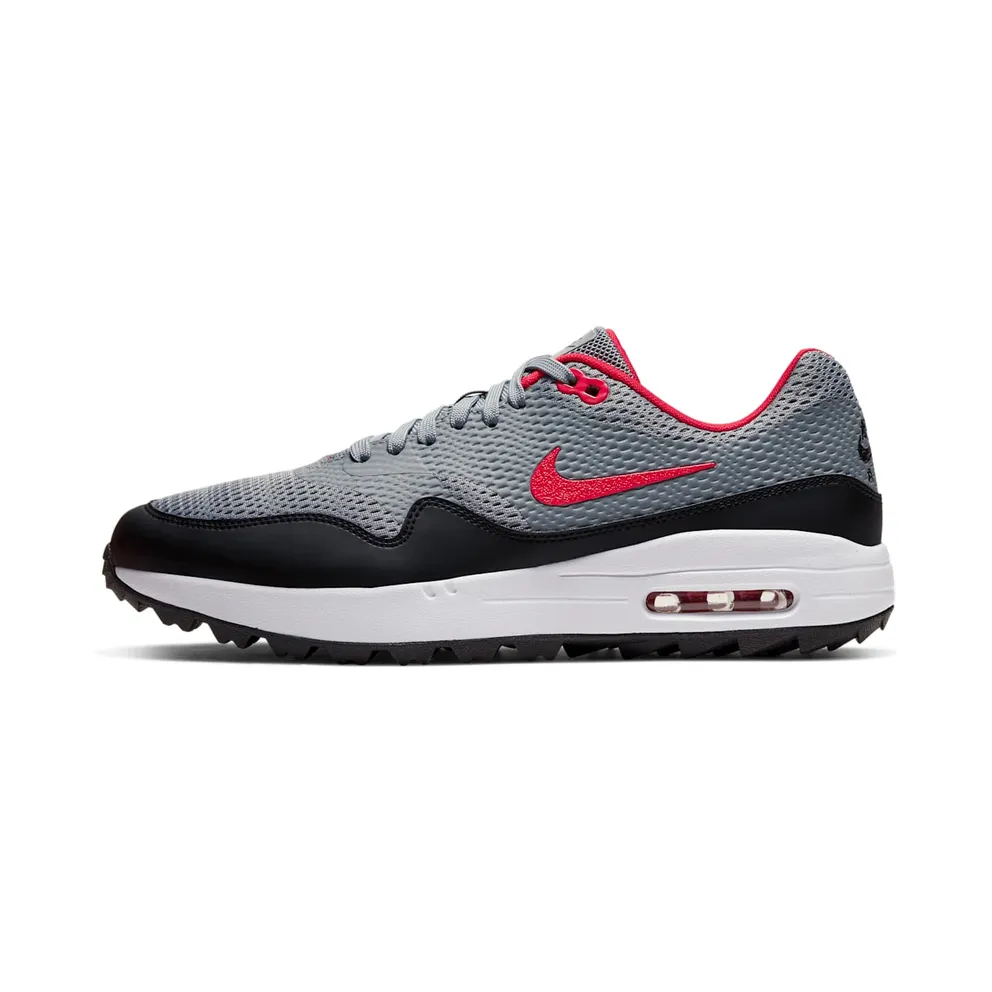 Nike Air Max 1 Golf Particle Grey Red (CI7576-002)