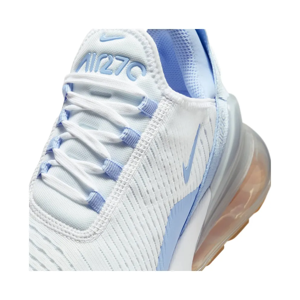 Nike Air Max 270 “White Blue Tint Gum Light Brown Aluminum” (HJ3222-103)