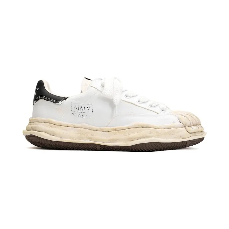 Maison Mihara Yasuhiro Blakey OG Film Attached Canvas Low White (A15FW727-WHT)
