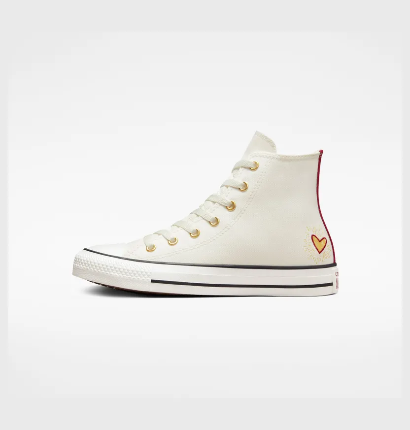 Converse Chuck Taylor All Star Hearts Vintage White/back Alley Brick