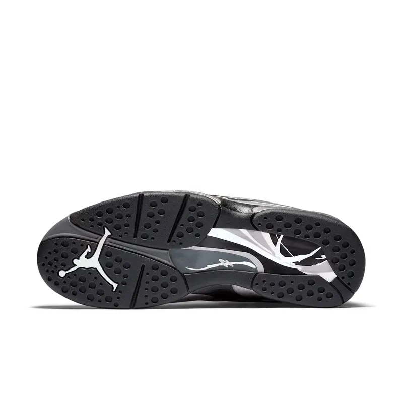 Jordan  8 Retro Chrome (2015) Black/White-Light Graphite (305381-003)