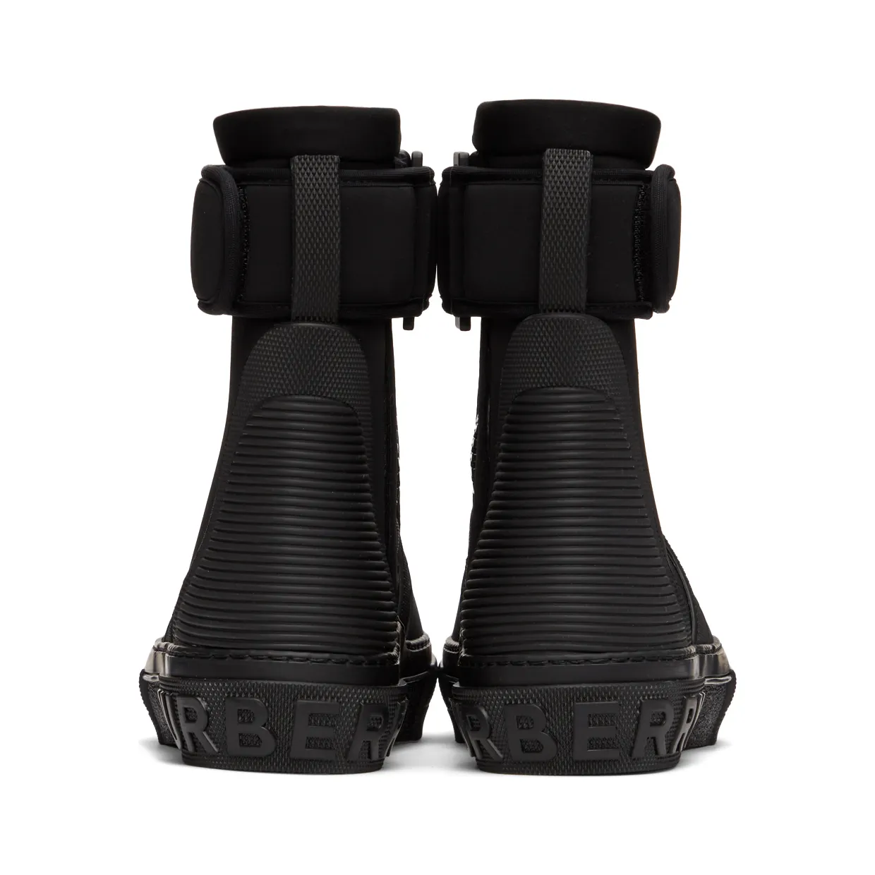 Burberry Black Sub High-Top Sneakers (8052335) (4)