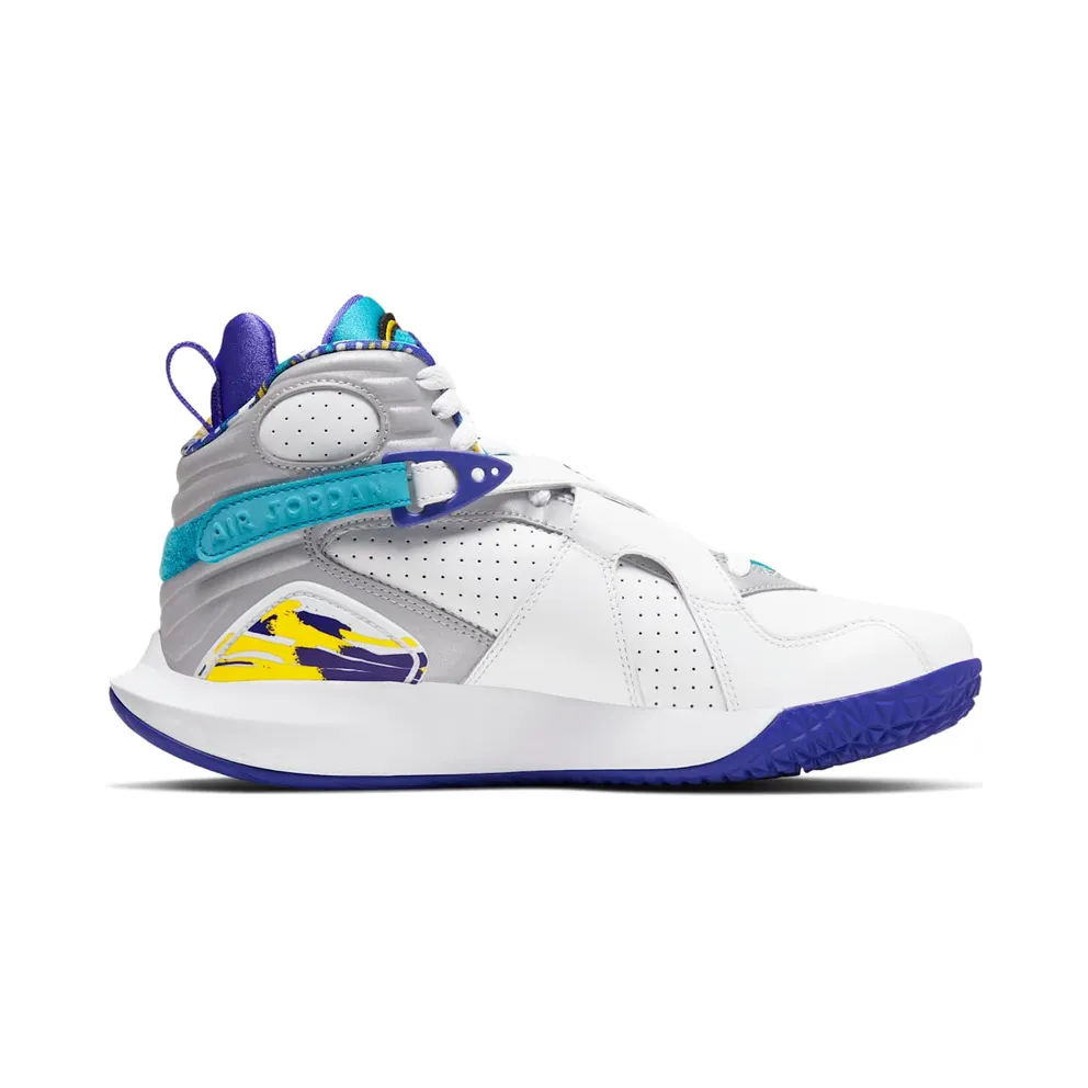 Court Air Zoom Zero x Air Jordan 8 ‘Aqua’ “White / Bright Concord / Aquatone / Varsity Red” (CQ4481-100)