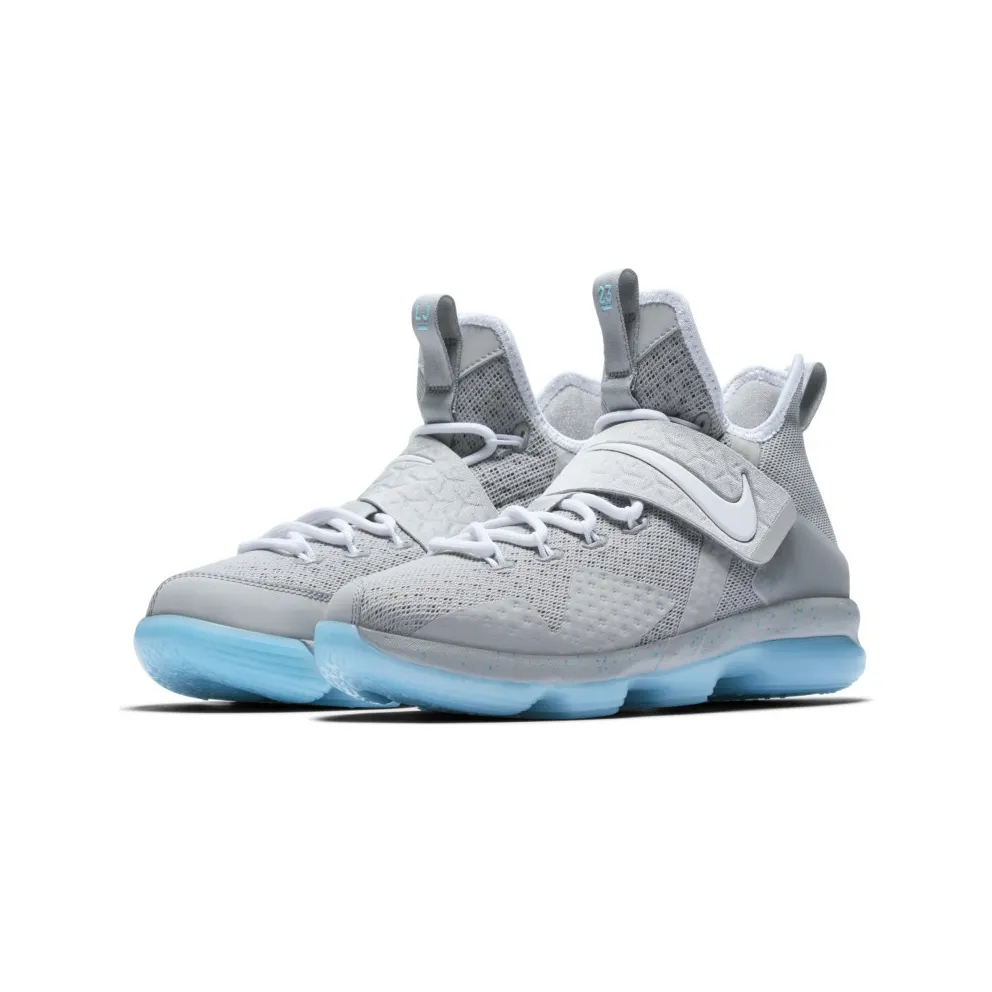 Nike LeBron 14 Mag (GS) Matte Silver/White-Glow (859468-005)