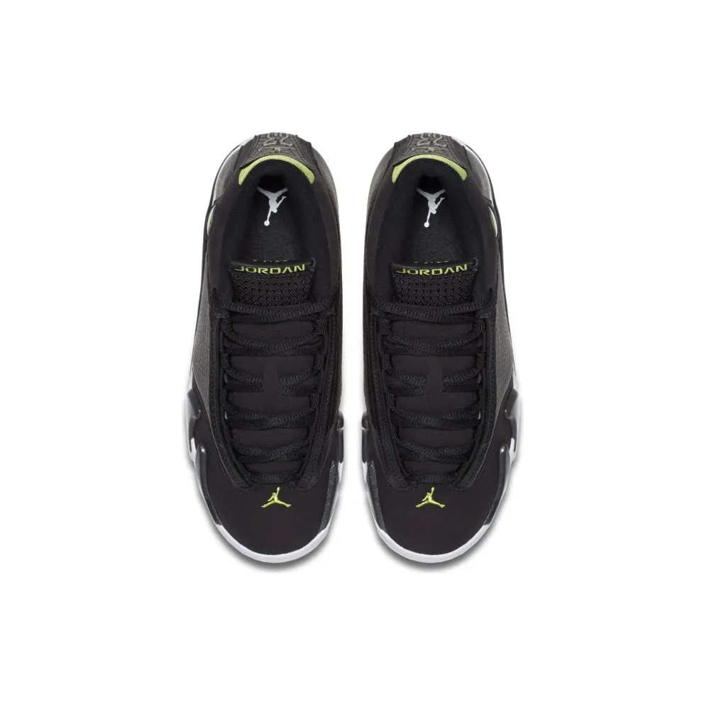 Jordan 14 Retro Indiglo 2016 (GS) Black/White-Indiglo (487524-005)