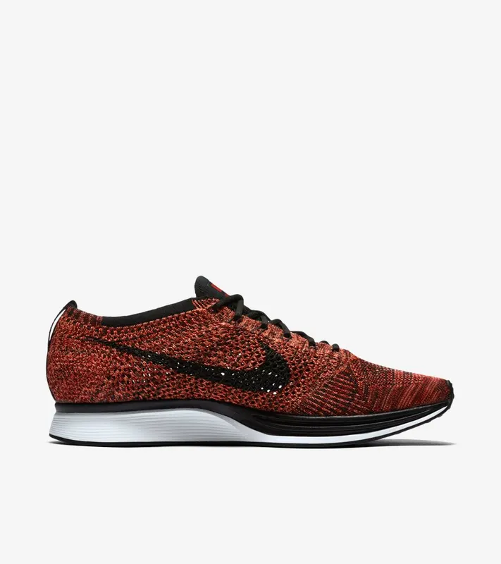 Nike Flyknit Racer University Red “Fire Rooster” (2017) University Red/Black-Bright Mango (526628-608)