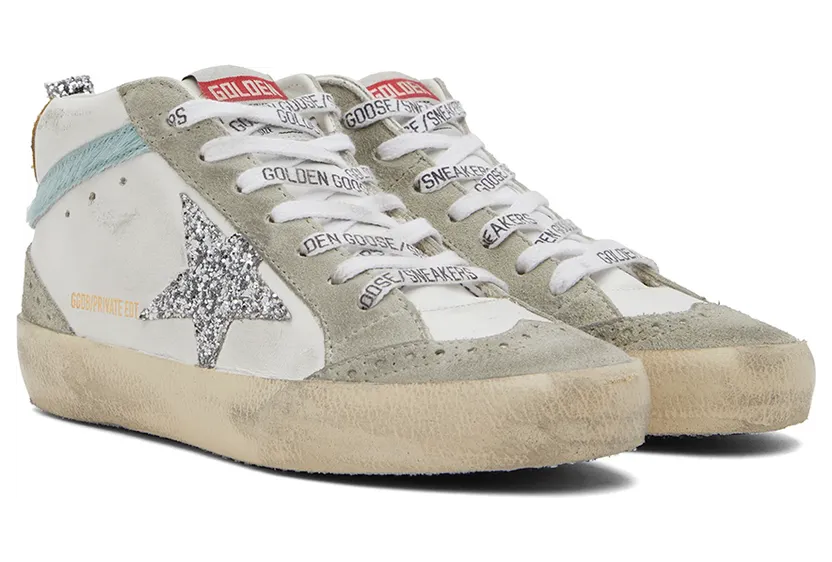Golden Goose SSENSE Exclusive White & Gray Mid Star Classic Sneakers (GWF00122.F003602.81883) (4)