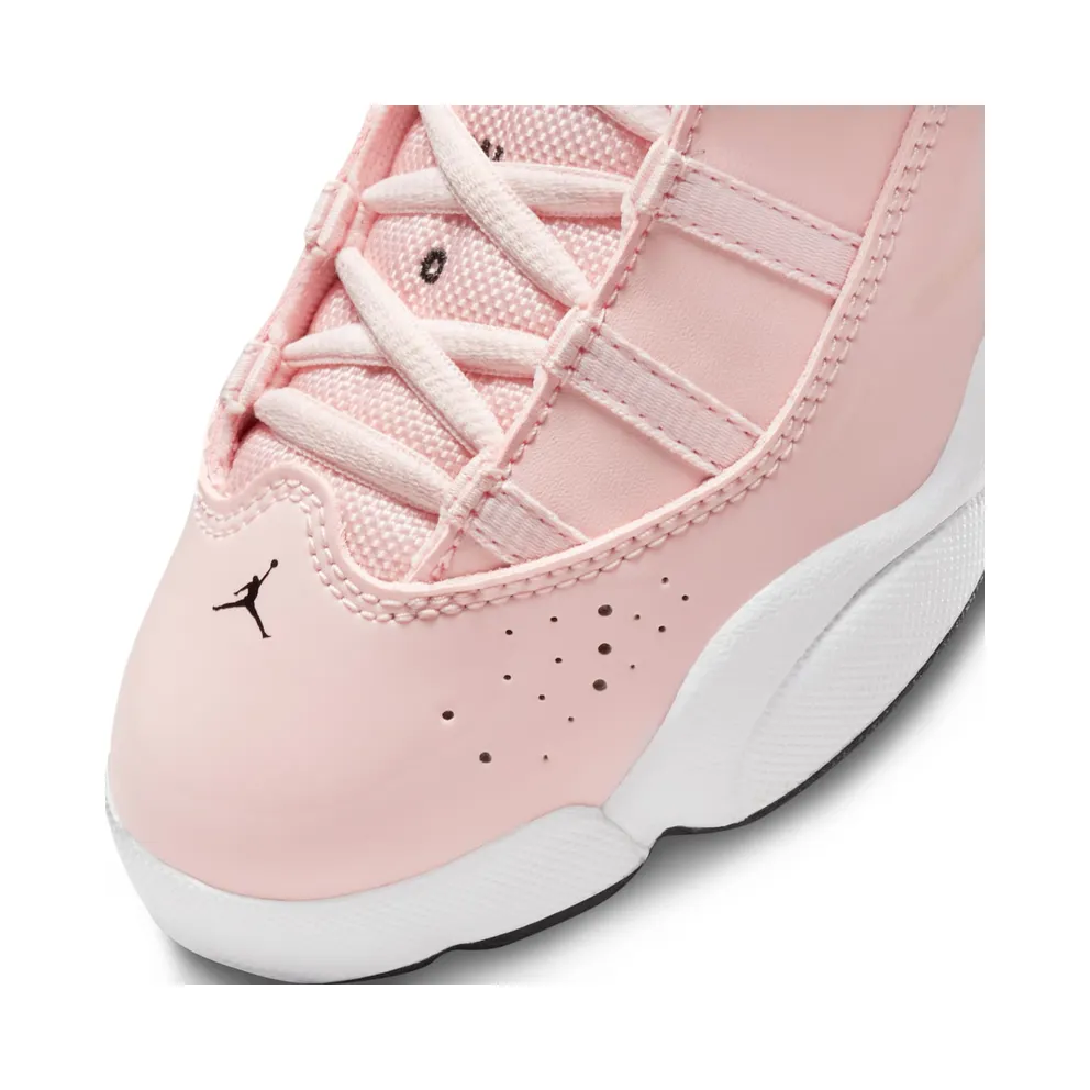 Nike Jordan Kids Pink & Red Jordan 6 Rings Little Kids (323432-602)