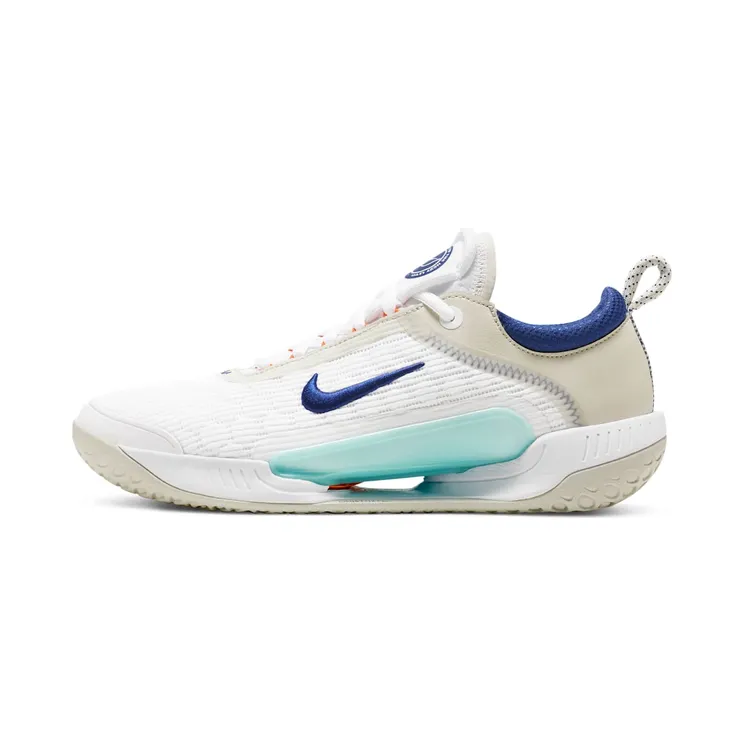 NikeCourt Zoom Nxt Hardcourten “White / Light Bone / Dynamic Turquoise / Deep Royal Blue” (DH0219-141)