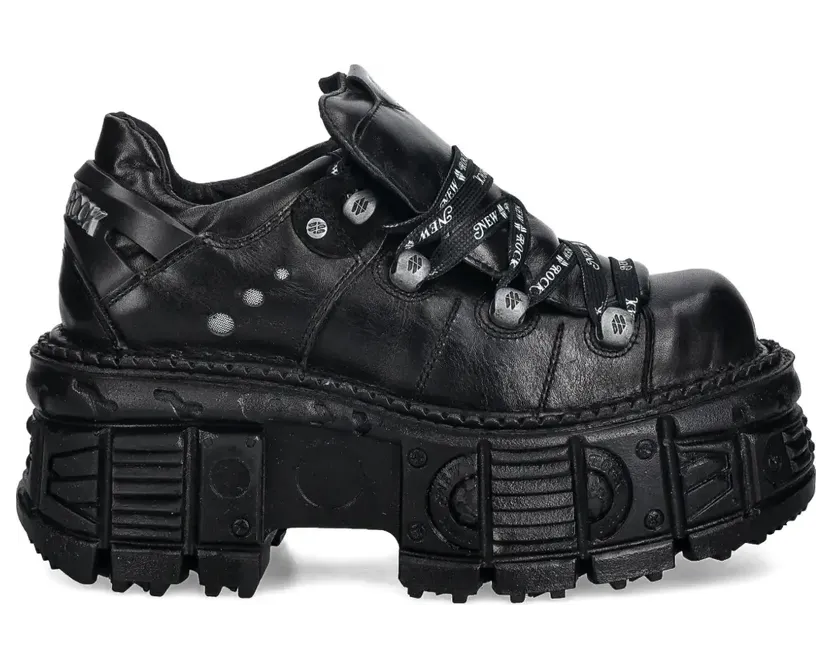 New Rock met plateauzool “Black” (MTANK120NSHLACE)