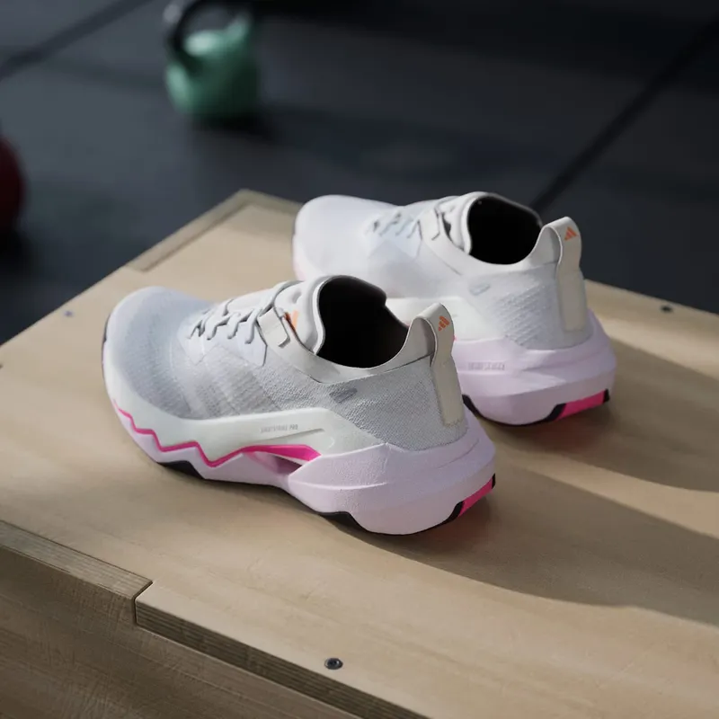 Adidas Rapidmove Pro Training Shoes Cloud White / Silver Metallic / Lucid Pink (JP8783)