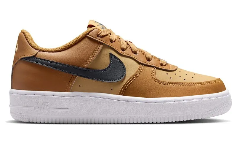 Nike Air Force 1 Low Wheat Club Gold White Anthracite (CT3839-700)