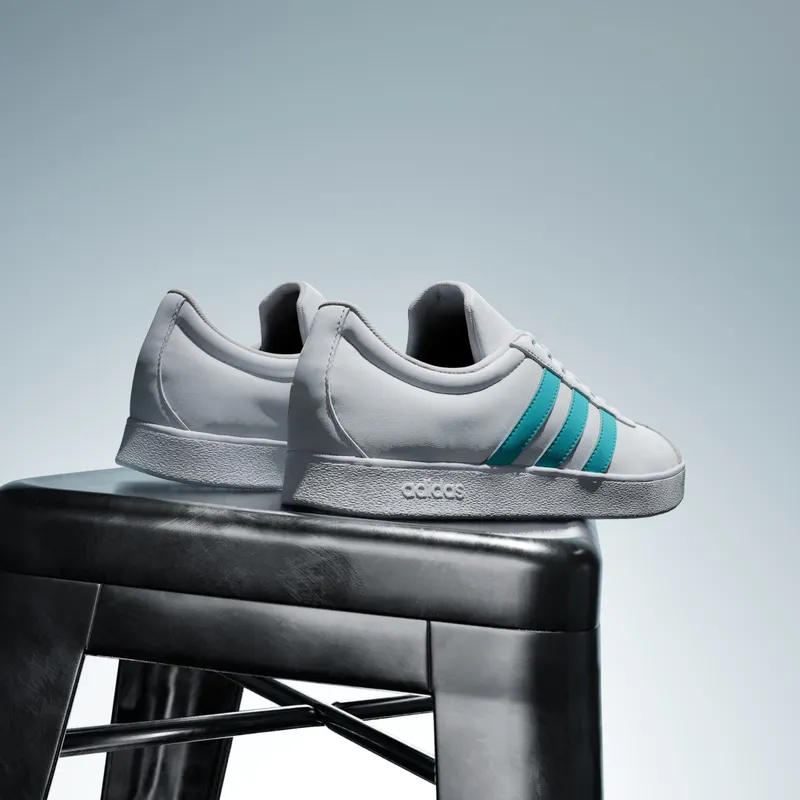 Adidas VL COURT MER Cloud White / Semi Mint Rush / Grey One (KI6078)