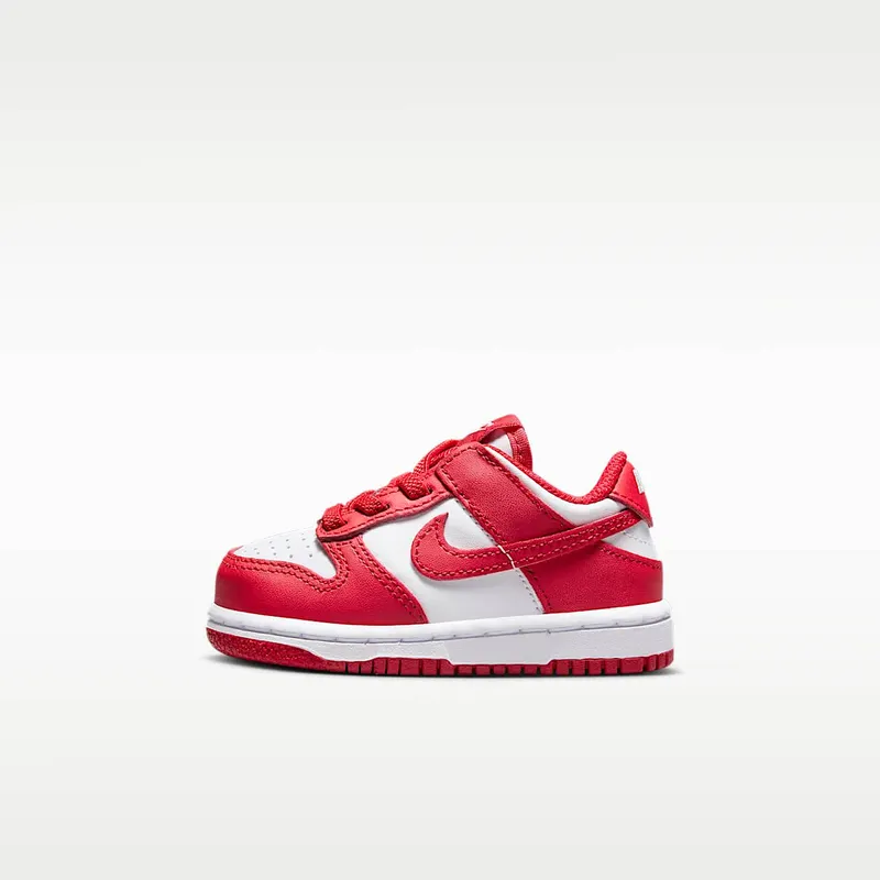 Nike Dunk Low White University Red (FB9107-119)