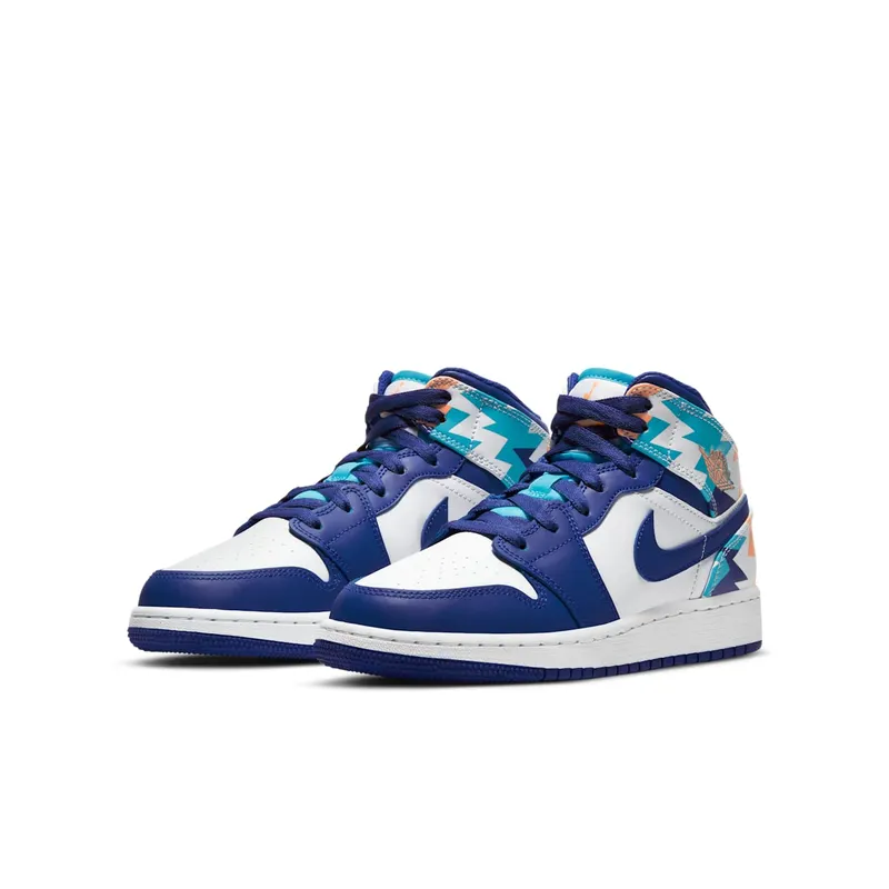 Air Jordan 1 Mid GS Storm Blue (555112-105)