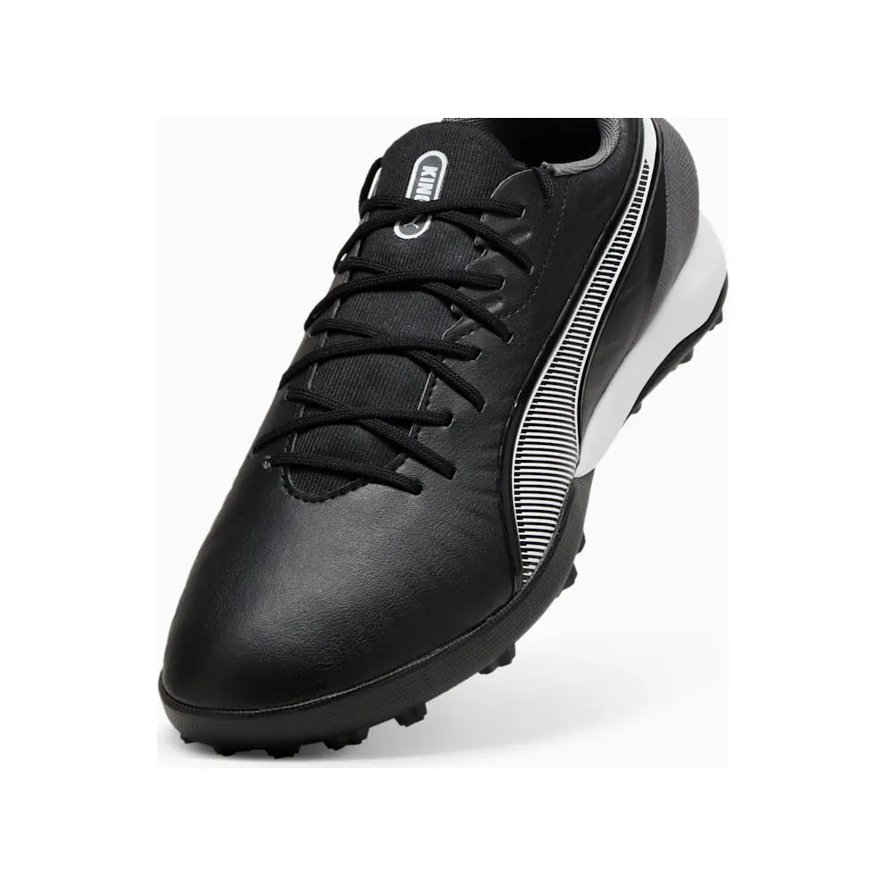 Puma King Match TT Black White Cool Dark Gray (107879-01)