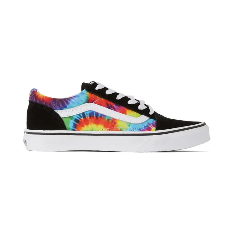 Vans Kids Multicolor Tie-Dye Old Skool Big Kids TIEDYE (J VN0A4UHZ99E)