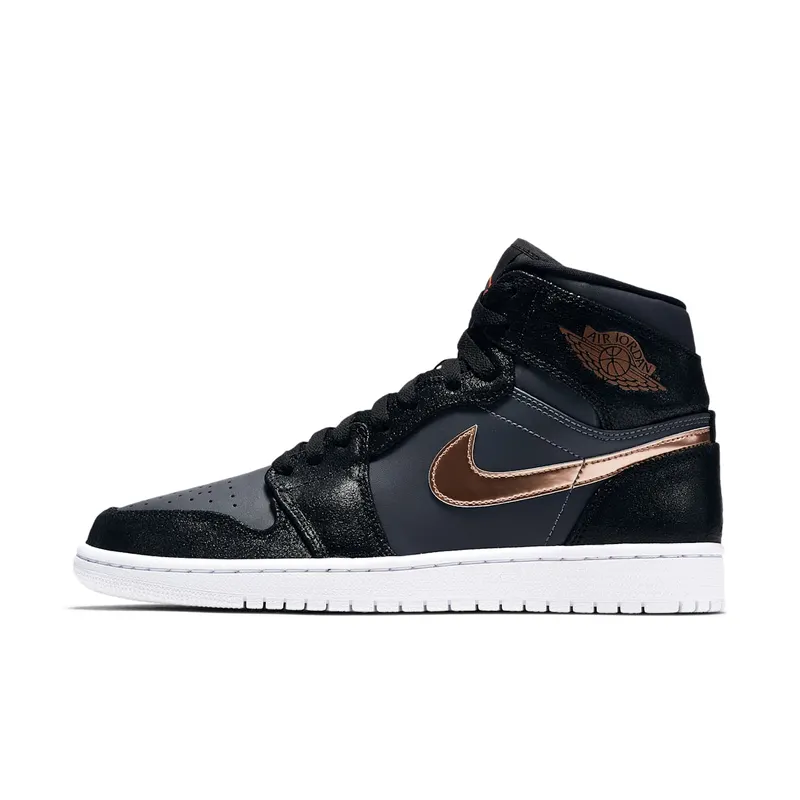 Jordan 1 Retro Bronze Medal Black/Metallic Red Bronze-Dark Grey-White-Infrared 23 (332550-016)