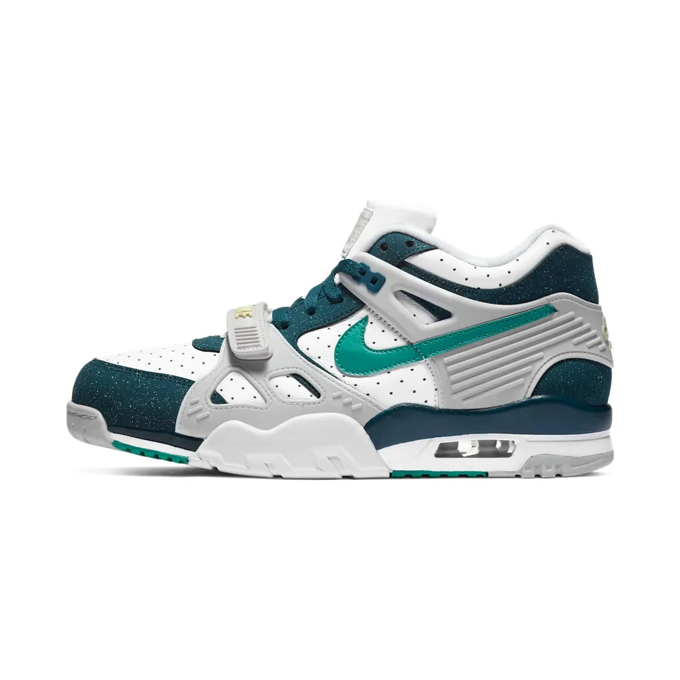 Nike Air Trainer 3 White Midnight Turquoise White/Midnight Turquoise-Vast Grey-Neptune Green (CZ3568-100)