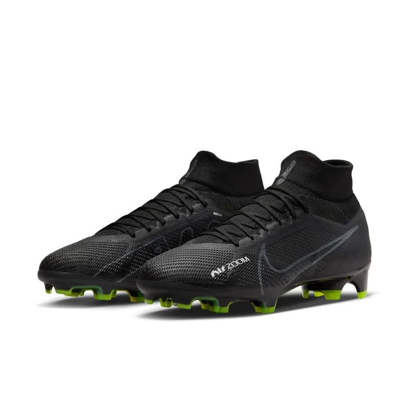 Nike Zoom Mercurial Superfly 9 Pro FG Black Dark Smoke Grey (DJ5598-001)