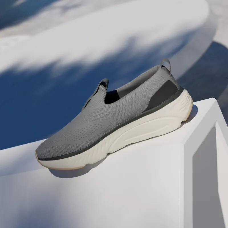 Adidas Cloudfoam Go Lounger Grey Three / Core Black / Off White (ID4021)