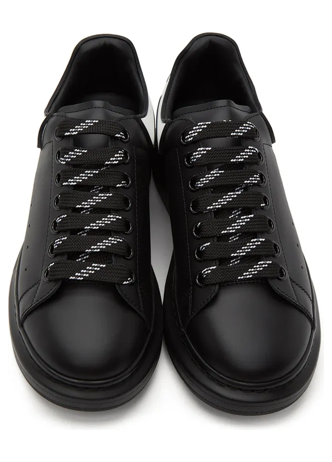 Alexander McQueen Black & White Oversized Sneakers (625156WHXMT) (5)