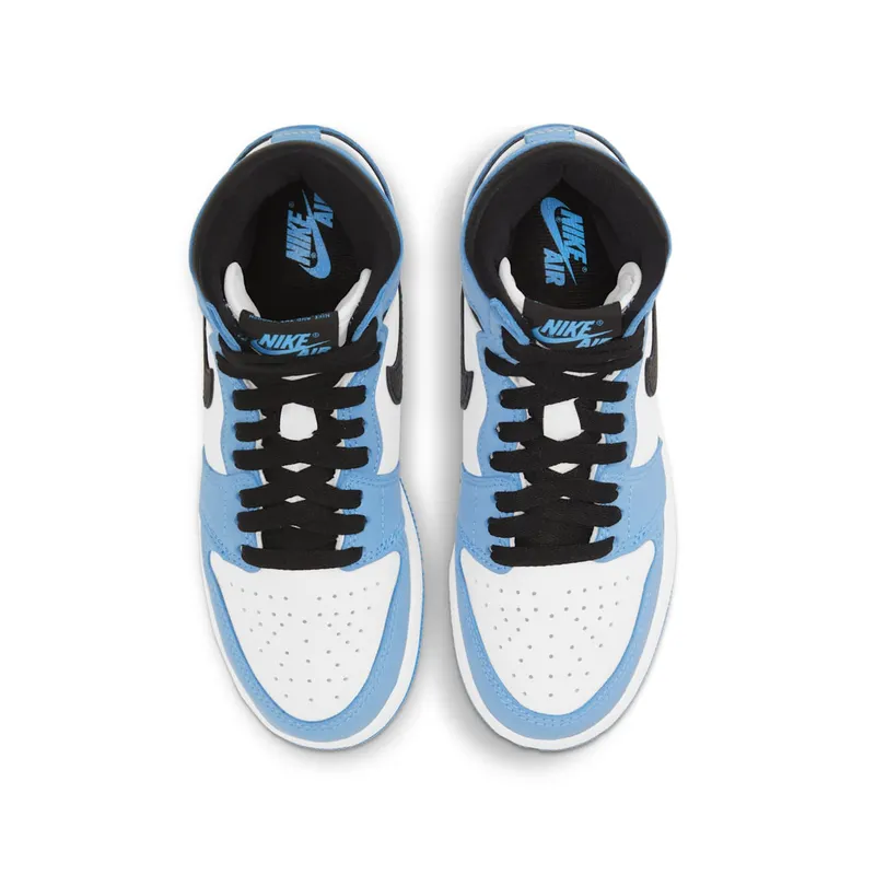 Air Jordan 1 Retro High White University Blue (GS) (575441-134)