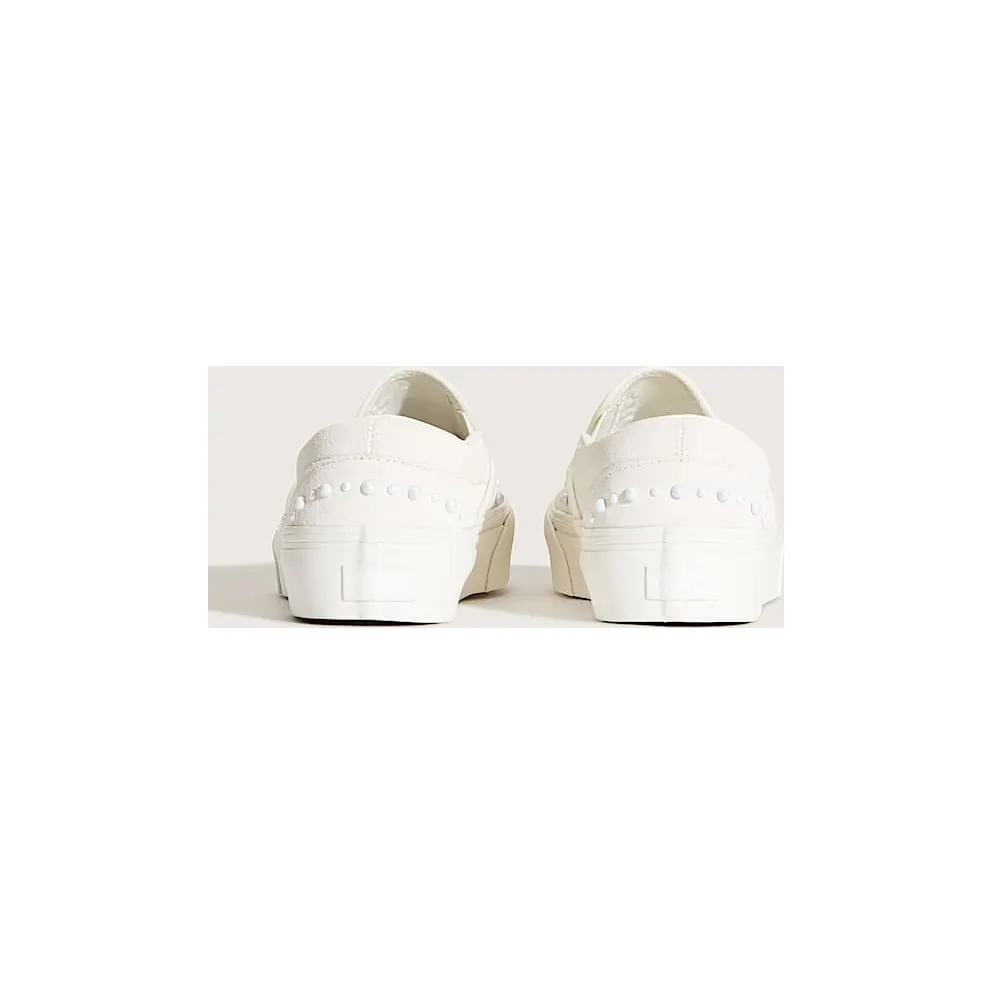 Vans Classic Slip-On Platform Pearl Pack Marshmallow White (VN000EA9CCZ)