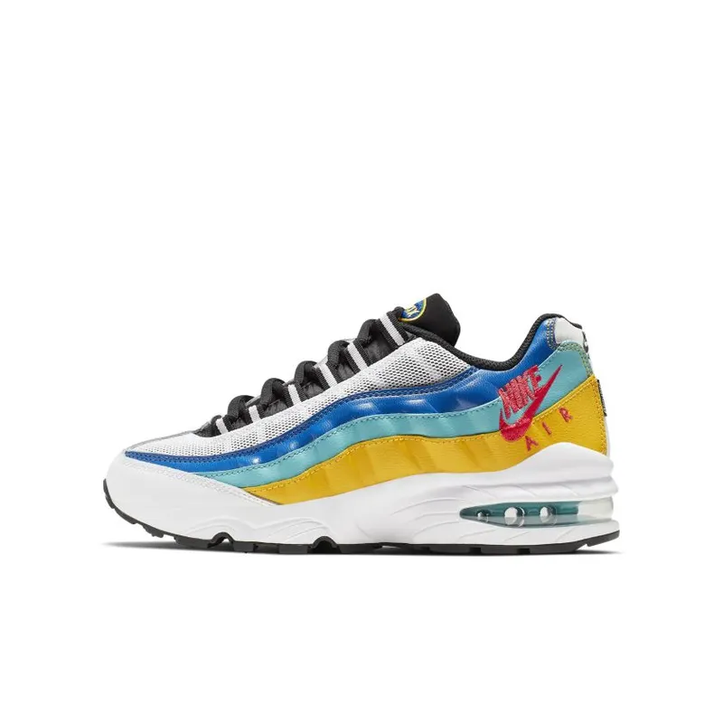 Nike Air Max 95 White University Gold (GS) White/University Gold/Teal Nebula (CJ6955-100)