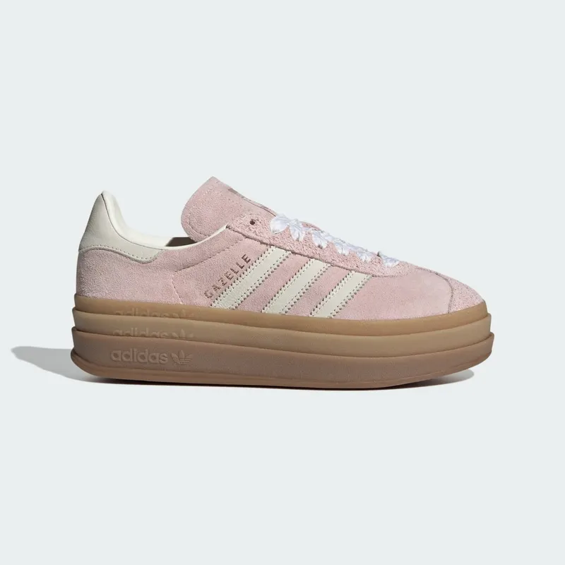 Adidas GAZELLE BOLD Shoes Sandy Pink / Off White / Copper Metallic (IH4209)