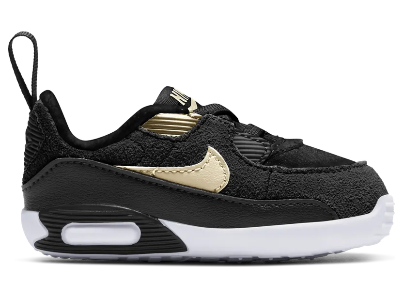 Nike Max 90 Crib Bootie voor baby’s Zwart (CI0424-018)