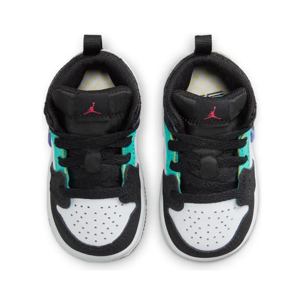 Jordan 1 Mid SE Formula 23 Pack Black White Hyper Jade (FQ8097-001)