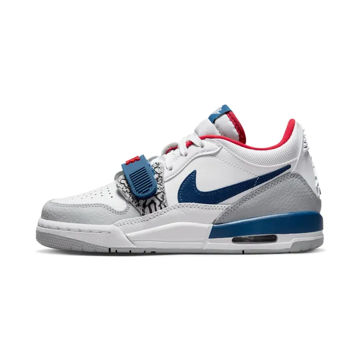 Jordan Legacy 312 Low “White / Wolf Grey / University Red / French Blue” (CD9054-104)