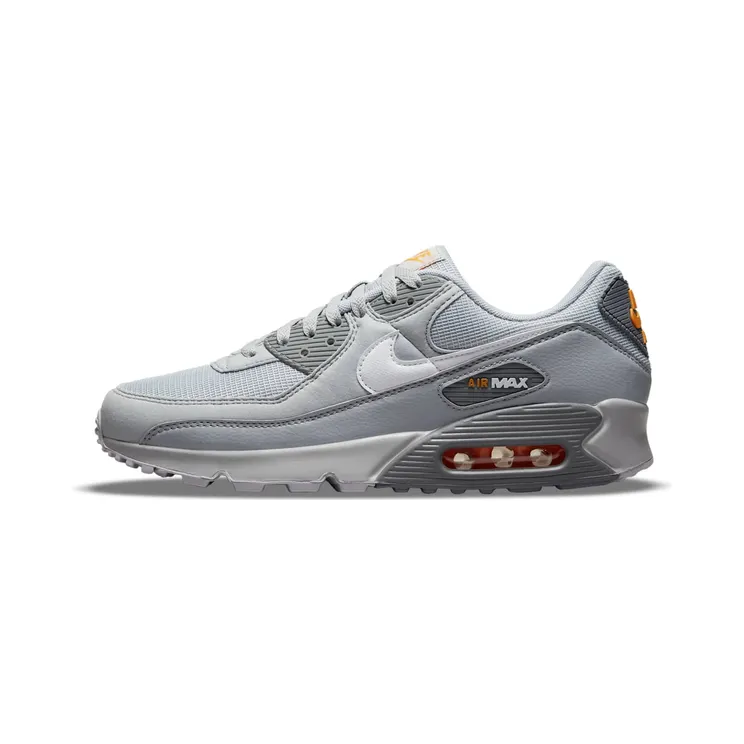 Nike Air Max 90 Orange “Wolf Grey / Kumquat / Cool Grey / White” (DR0145-001)