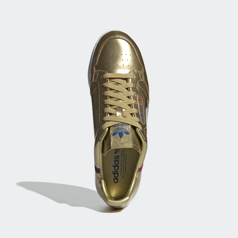 adidas Continental 80 Gold Metallic Gold Metallic/Gold Metallic/Crystal White (FW5352)
