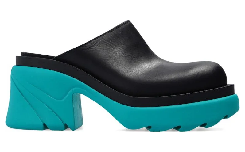 Bottega Veneta Flash Mule Black Blue (668525VBS501474)