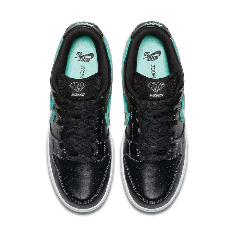 Nike SB x Diamond Supply Co. Dunk Low ‘Black Diamond’ (2018) (BV1310-001)
