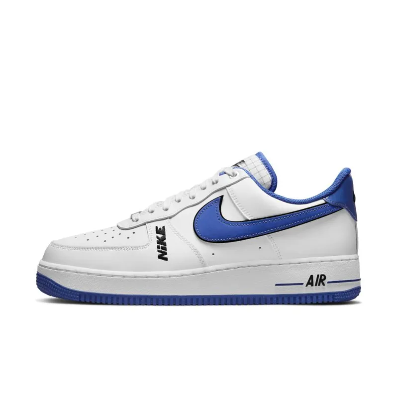 Nike Air Force 1 Low ’07 LV8 Motocross White Royal Blue Black (DC8873-100)