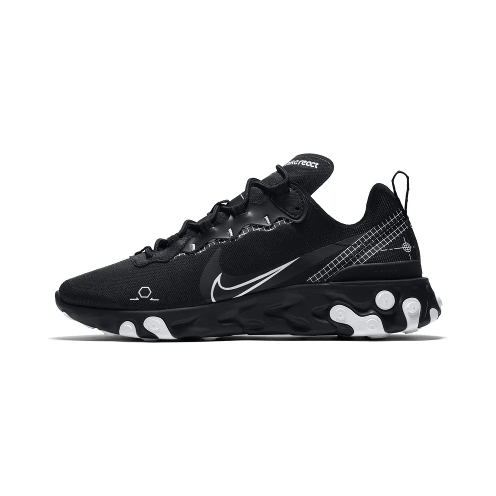 Nike React Element 55 “Black / White” (CU3009-001)